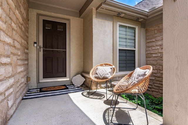 993 Starlight Ln, Westerville, OH 43082 - property entrance featuring stone siding