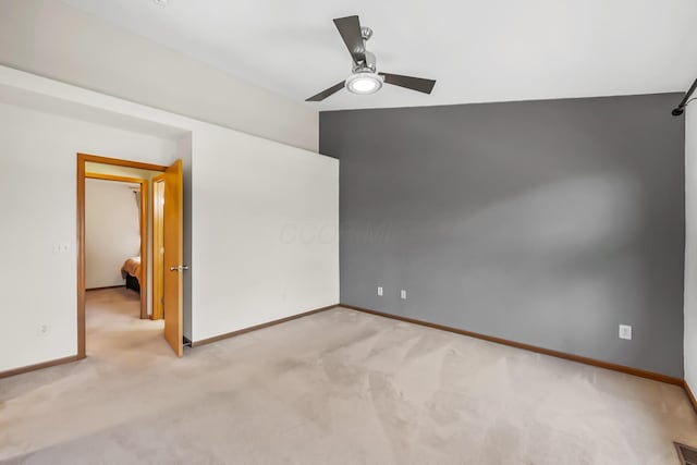 861 Summerville Dr, Delaware, OH 43015 - unfurnished bedroom with carpet flooring and a ceiling fan
