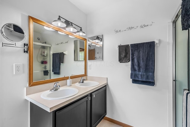861 Summerville Dr, Delaware, OH 43015 - full bath featuring a shower stall and double vanity
