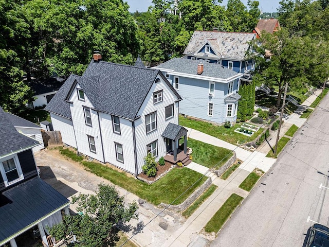 112 Oak Hill Ave, Delaware, OH 43015 - aerial view of property and surrounding area