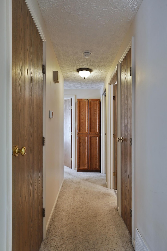 7805 Kiowa Way, Columbus, OH 43085 - corridor featuring carpet and a textured ceiling