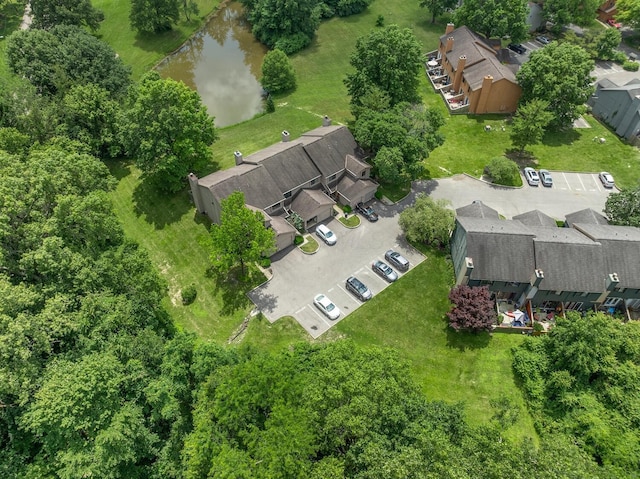 1768 Lake Meadow Dr Unit 1768H, Reynoldsburg, OH 43068 - aerial view of property and surrounding area featuring a nearby body of water and nearby suburban area