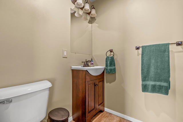 3582 Panhandle Rd, Delaware, OH 43015 - bathroom featuring vanity and wood finished floors