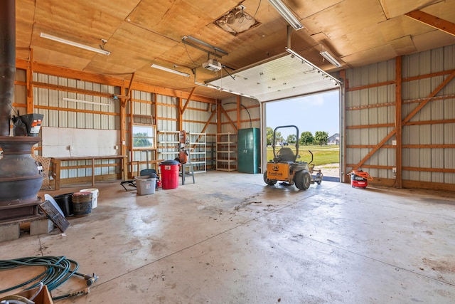 3582 Panhandle Rd, Delaware, OH 43015 - garage featuring a garage door opener