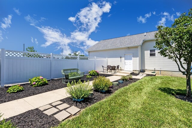 3582 Panhandle Rd, Delaware, OH 43015 - view of yard featuring a patio area