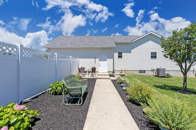 3582 Panhandle Rd, Delaware, OH 43015 - rear view of property featuring a patio and roof with shingles