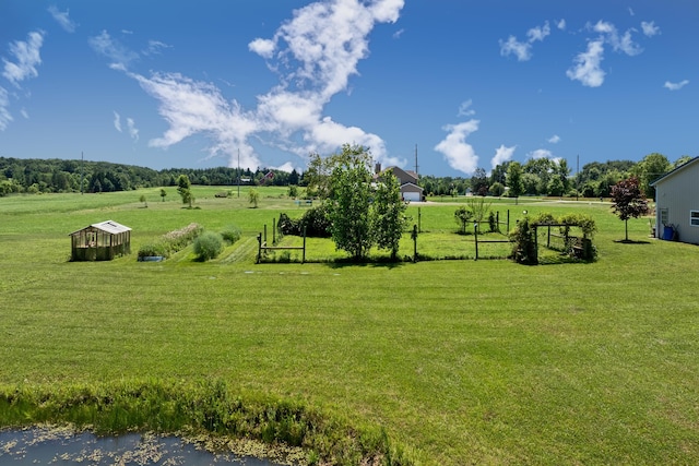 3582 Panhandle Rd, Delaware, OH 43015 - view of green lawn with a view of rural / pastoral area