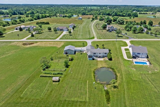 3582 Panhandle Rd, Delaware, OH 43015 - overview of rural landscape with a large body of water