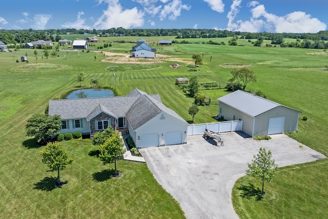 3582 Panhandle Rd, Delaware, OH 43015 - overview of rural landscape