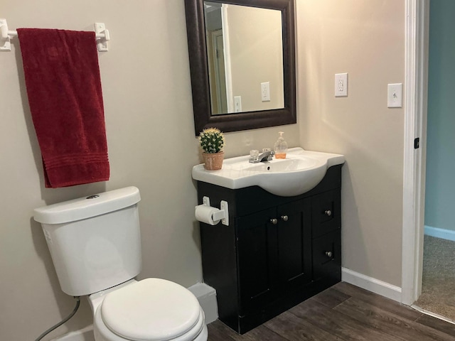 8565 Smith Calhoun Rd Unit 163, Plain City, OH 43064 - half bathroom featuring vanity and wood finished floors
