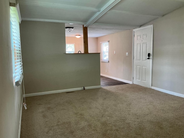 8565 Smith Calhoun Rd Unit 163, Plain City, OH 43064 - spare room featuring dark carpet and baseboards