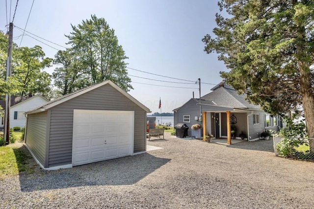 14060 Seminole Path, Lakeview, OH 43331 - detached garage featuring driveway
