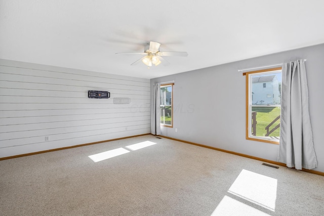 1118 Barlowe Run Dr, Blacklick, OH 43004 - carpeted empty room featuring ceiling fan and baseboards