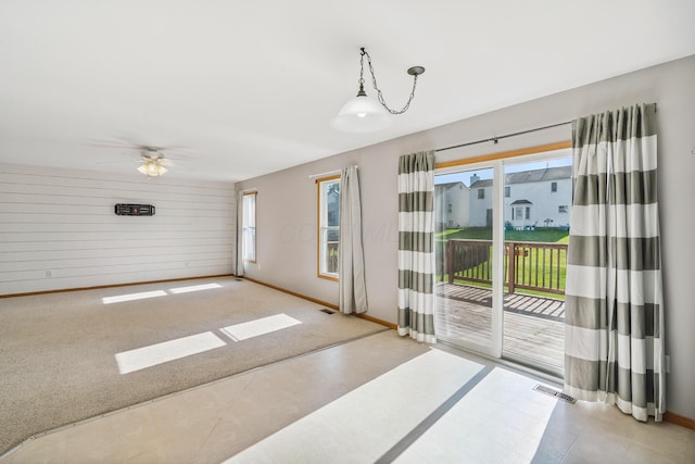 1118 Barlowe Run Dr, Blacklick, OH 43004 - empty room featuring healthy amount of natural light and a ceiling fan