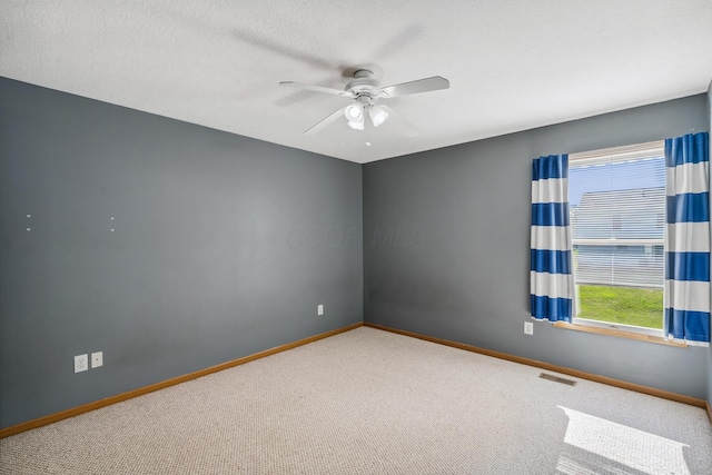 1118 Barlowe Run Dr, Blacklick, OH 43004 - carpeted empty room featuring ceiling fan and baseboards