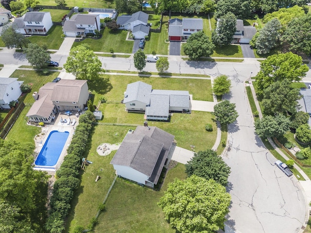 279 Old Coach Pl, Canal Winchester, OH 43110 - aerial view of residential area with a pool area