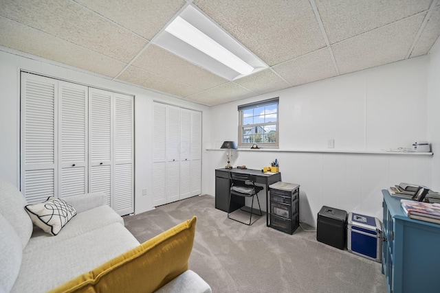 279 Old Coach Pl, Canal Winchester, OH 43110 - carpeted office space with a drop ceiling
