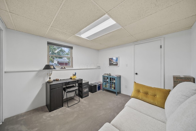 279 Old Coach Pl, Canal Winchester, OH 43110 - carpeted office space featuring a paneled ceiling
