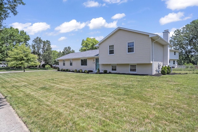 279 Old Coach Pl, Canal Winchester, OH 43110 - split level home featuring a chimney