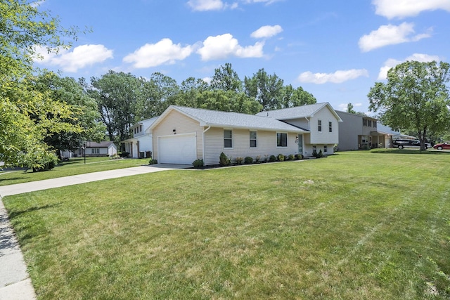 279 Old Coach Pl, Canal Winchester, OH 43110 - view of front of home featuring driveway, a front lawn, and a garage