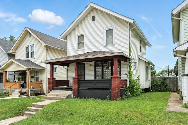 741 Heyl Ave, Columbus, OH 43206 - traditional style home featuring covered porch