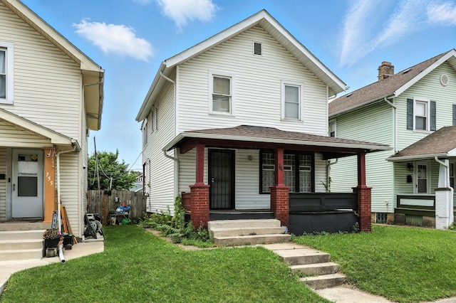 741 Heyl Ave, Columbus, OH 43206 - view of front of property featuring covered porch