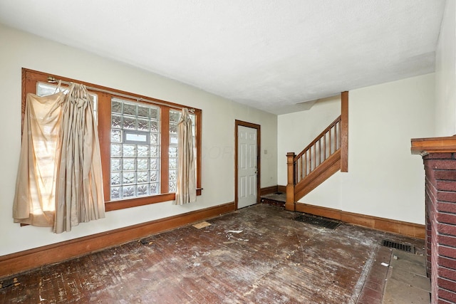 741 Heyl Ave, Columbus, OH 43206 - entrance foyer with baseboards and stairs