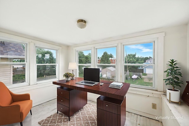 741 Heyl Ave, Columbus, OH 43206 - office space featuring light wood-style floors and baseboards