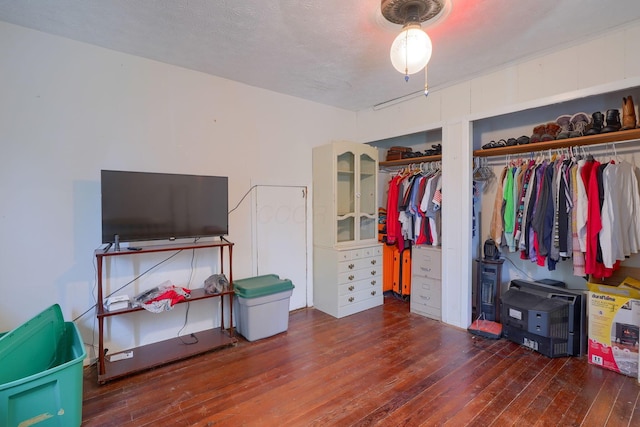 124 Wyandotte St, Lancaster, OH 43130 - bedroom featuring wood-type flooring and two closets