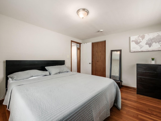 1410 Chelmsford Sq S, Columbus, OH 43229 - bedroom with wood finished floors and a closet