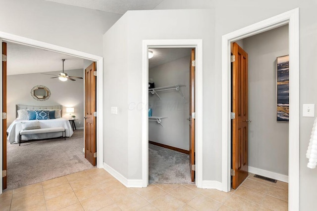 7125 Marrisey Loop, Galena, OH 43021 - hall featuring light carpet and light tile patterned floors