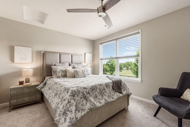3031 Sinatra Way, Powell, OH 43065 - bedroom featuring light colored carpet and ceiling fan