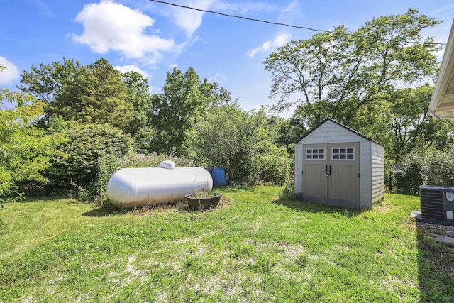 7688 State Route 257, Prospect, OH 43342 - view of green lawn featuring a storage shed
