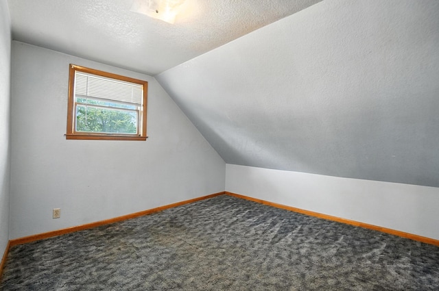 99 N Williams St, Newark, OH 43055 - bonus room featuring vaulted ceiling, carpet, and a textured ceiling