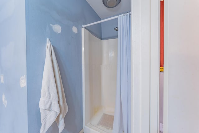 123 Deerwalk Cir, Marietta, OH 45750 - full bathroom with a stall shower