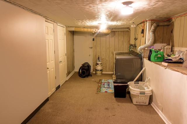 72 S Oakley Ave, Columbus, OH 43204 - finished below grade area featuring carpet flooring