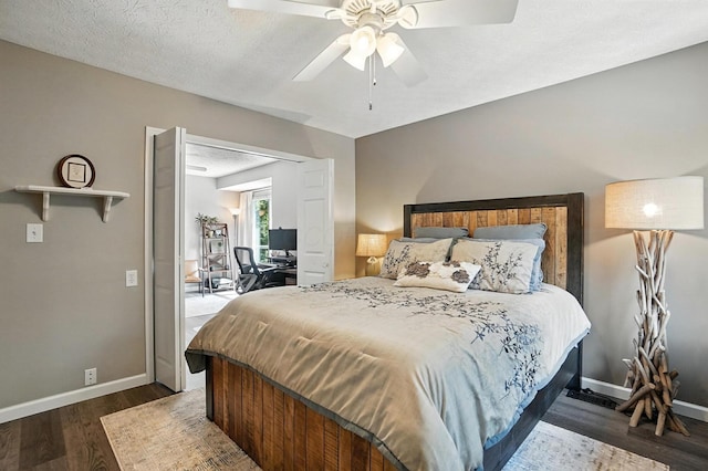 96 Executive Ct Unit B, Westerville, OH 43081 - bedroom featuring wood finished floors and ceiling fan