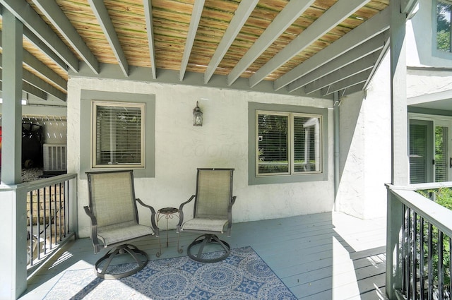96 Executive Ct Unit B, Westerville, OH 43081 - view of wooden terrace