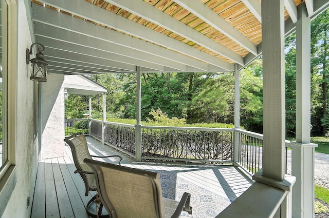 96 Executive Ct Unit B, Westerville, OH 43081 - view of wooden porch