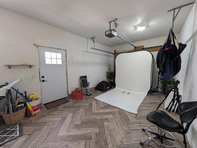 3439 Rough And Ready Rd, New Concord, OH 43762 - garage with a garage door opener