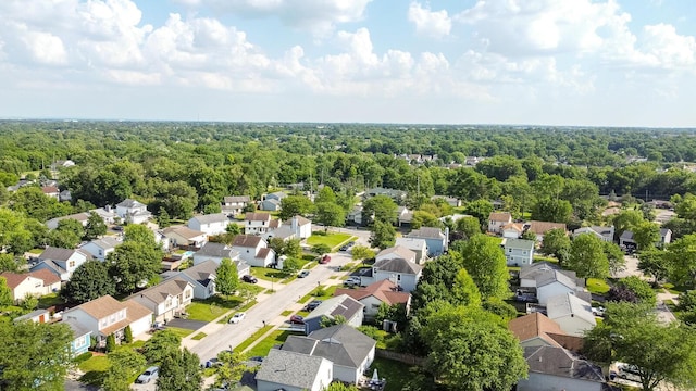1229 Treehaven Ln, Columbus, OH 43204 - aerial view of residential area featuring a heavily wooded area