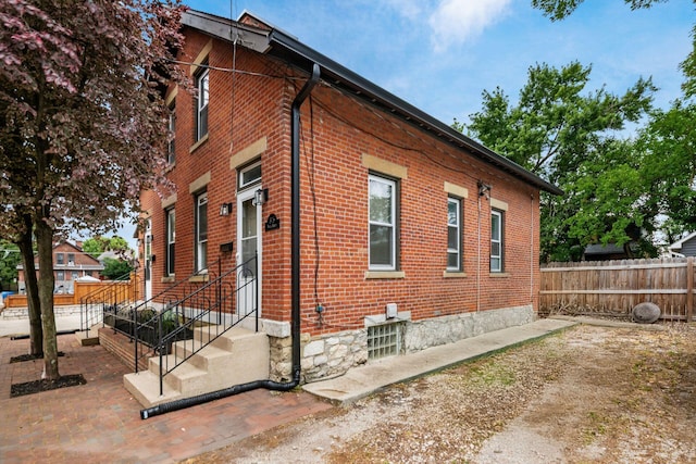 675-677 Beech St, Columbus, OH 43206 - view of home's exterior with brick siding