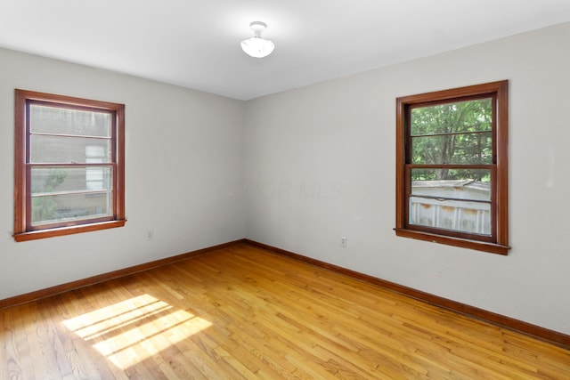 206 Lintner St, Columbus, OH 43230 - spare room featuring baseboards and light wood-style floors