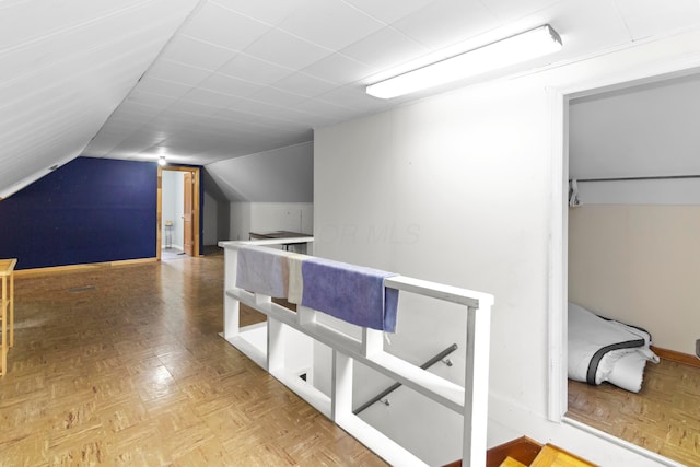 206 Lintner St, Columbus, OH 43230 - additional living space with vaulted ceiling and baseboards