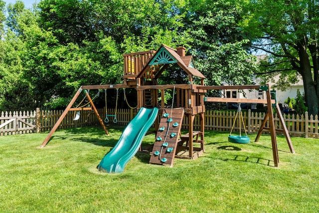 4884 Alston Grove Dr, Westerville, OH 43082 - view of playground featuring a fenced backyard