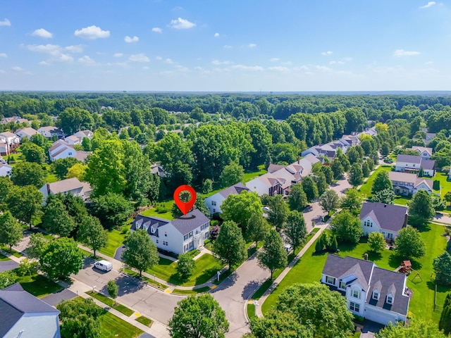 4884 Alston Grove Dr, Westerville, OH 43082 - aerial perspective of suburban area