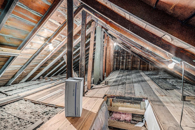 2883 Tucker Rd, Lucas, OH 44843 - view of unfinished attic