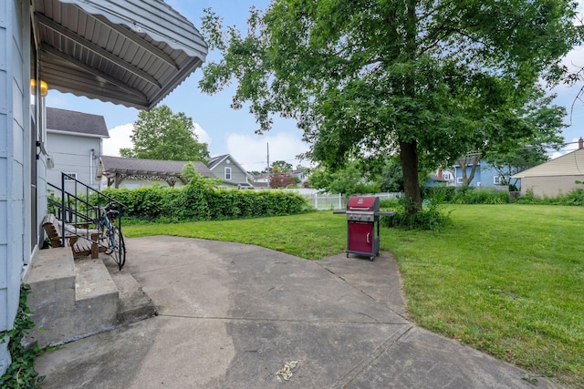 1561 Glenn Ave, Columbus, OH 43212 - view of patio featuring area for grilling and stairs