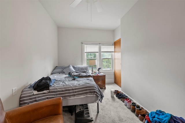1561 Glenn Ave, Columbus, OH 43212 - carpeted bedroom featuring a ceiling fan and baseboards