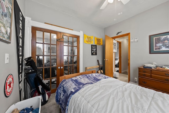 1561 Glenn Ave, Columbus, OH 43212 - bedroom featuring carpet and a ceiling fan